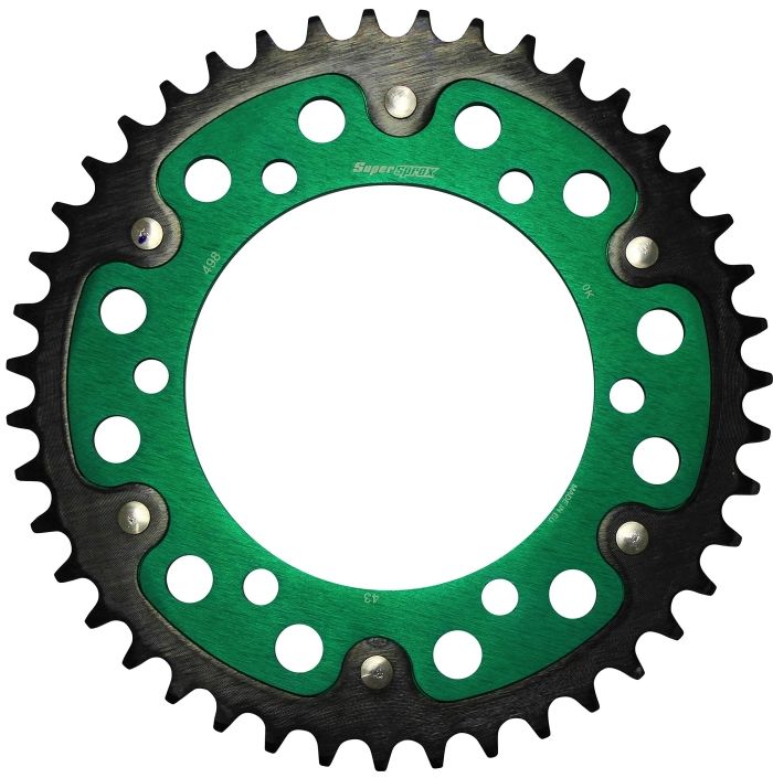 3営業日で発送 スーパースプロックス Supersprox SPX REAR STEALTH 498-43T GRN