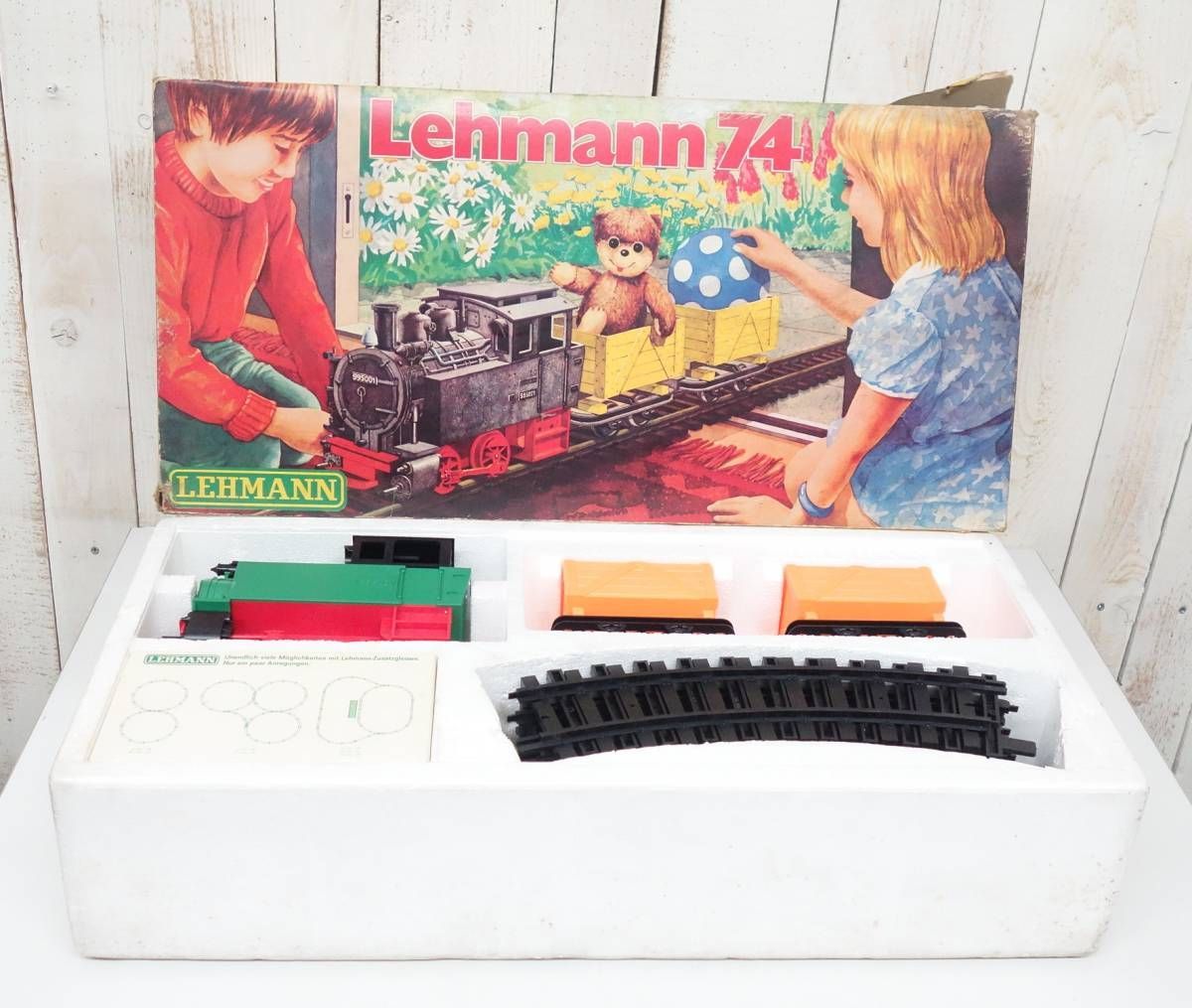 ▲VINTAGE TOY ヴィンテ―ジトイ ＊LEHMANN 1970 S ＊Lehmann 74 Train Set 電動トレインセット ＊MADE IN W.GERMANY 西ドイツ
