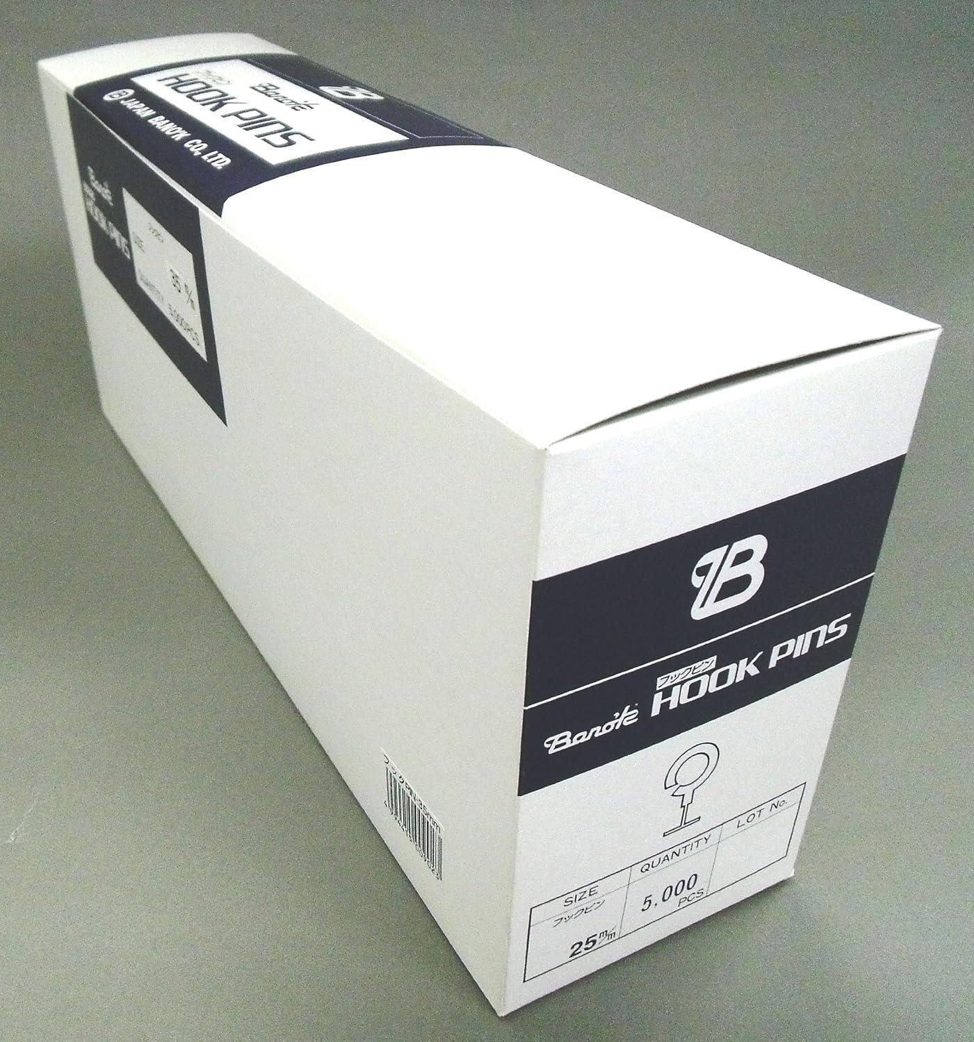 2営業日で発送 日本バノック バノック HOOK PIN S-25mm 5000本入 HK25 6051