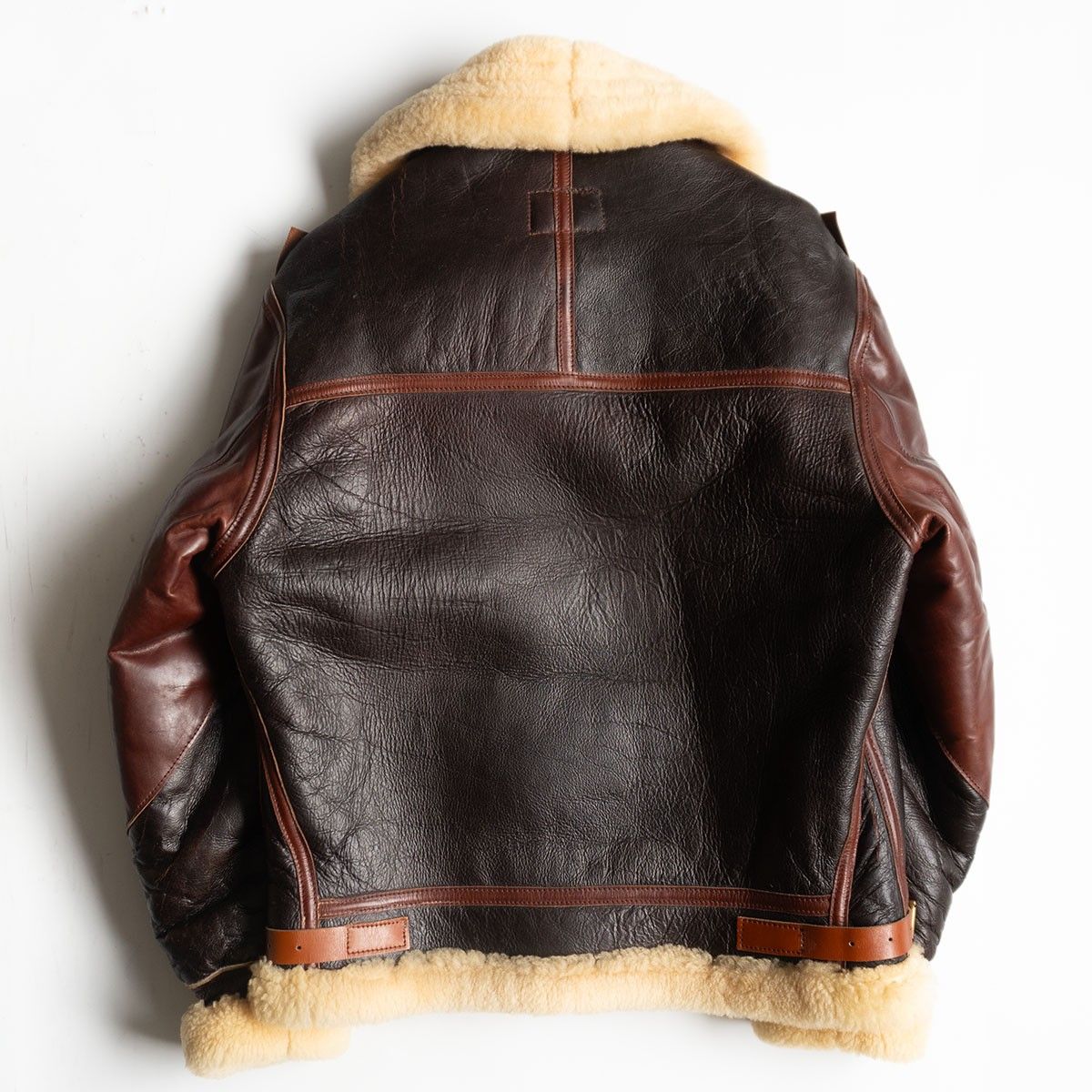 美品/大戦モデル】AERO LEATHER【B-3 ムートン フライトジャケット】36