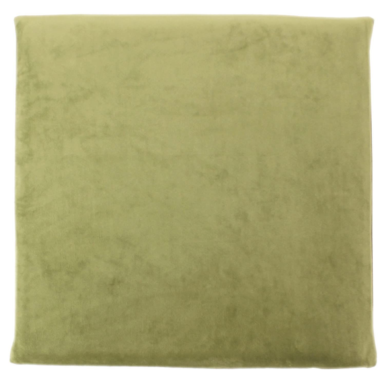 【数量限定】メリーナイト クッション 低反発シートクッション 「もちとろん」 オリーブグリーン 約40×40 チェアパッド 角形 ウレタン リビング 椅子用 座布団 在宅勤務 自宅 オフィス デス