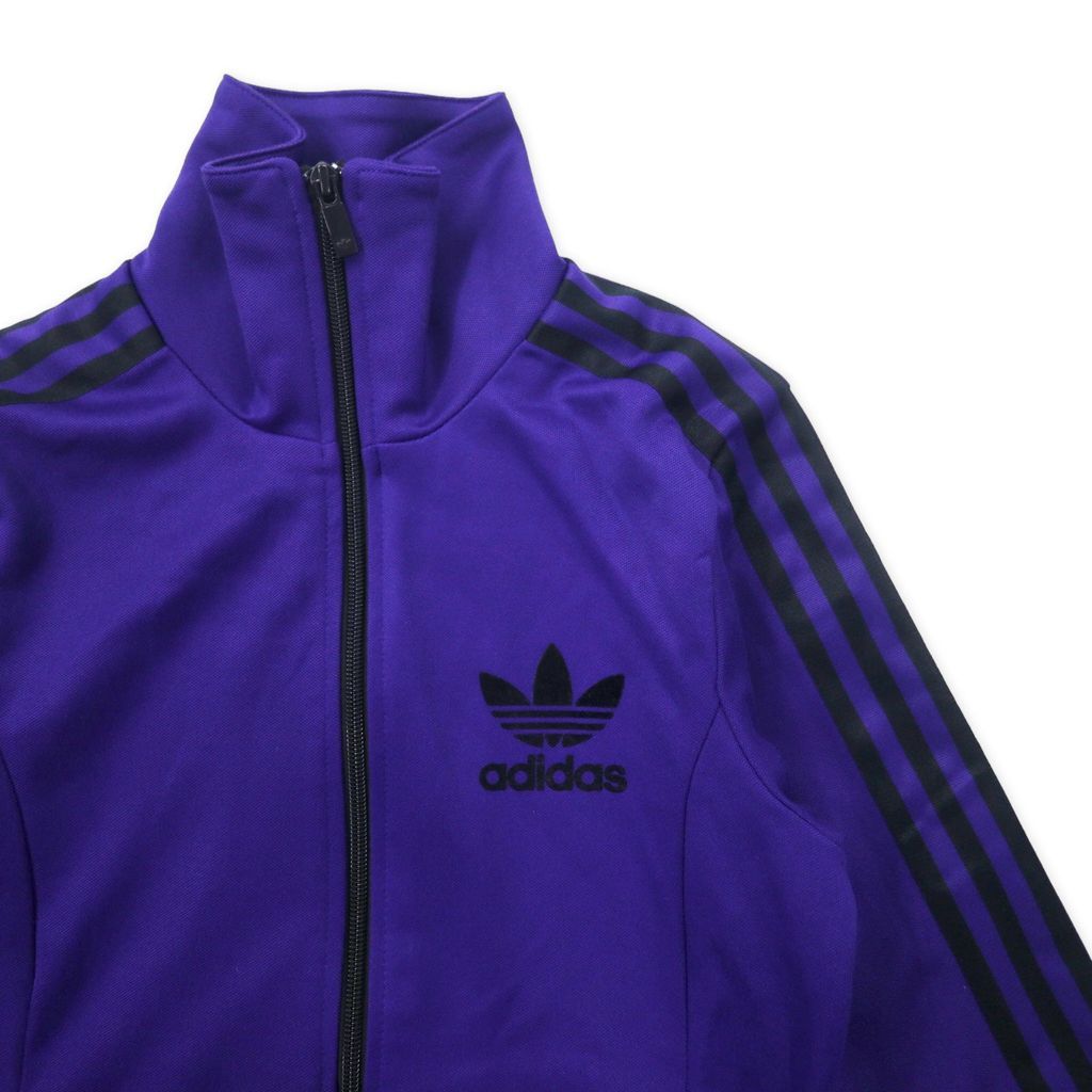 adidas originals トラックジャケット ジャージ M パープル ポリエステル 3ストライプ トレフォイルロゴ Europa Track  Top S19875 - メルカリ