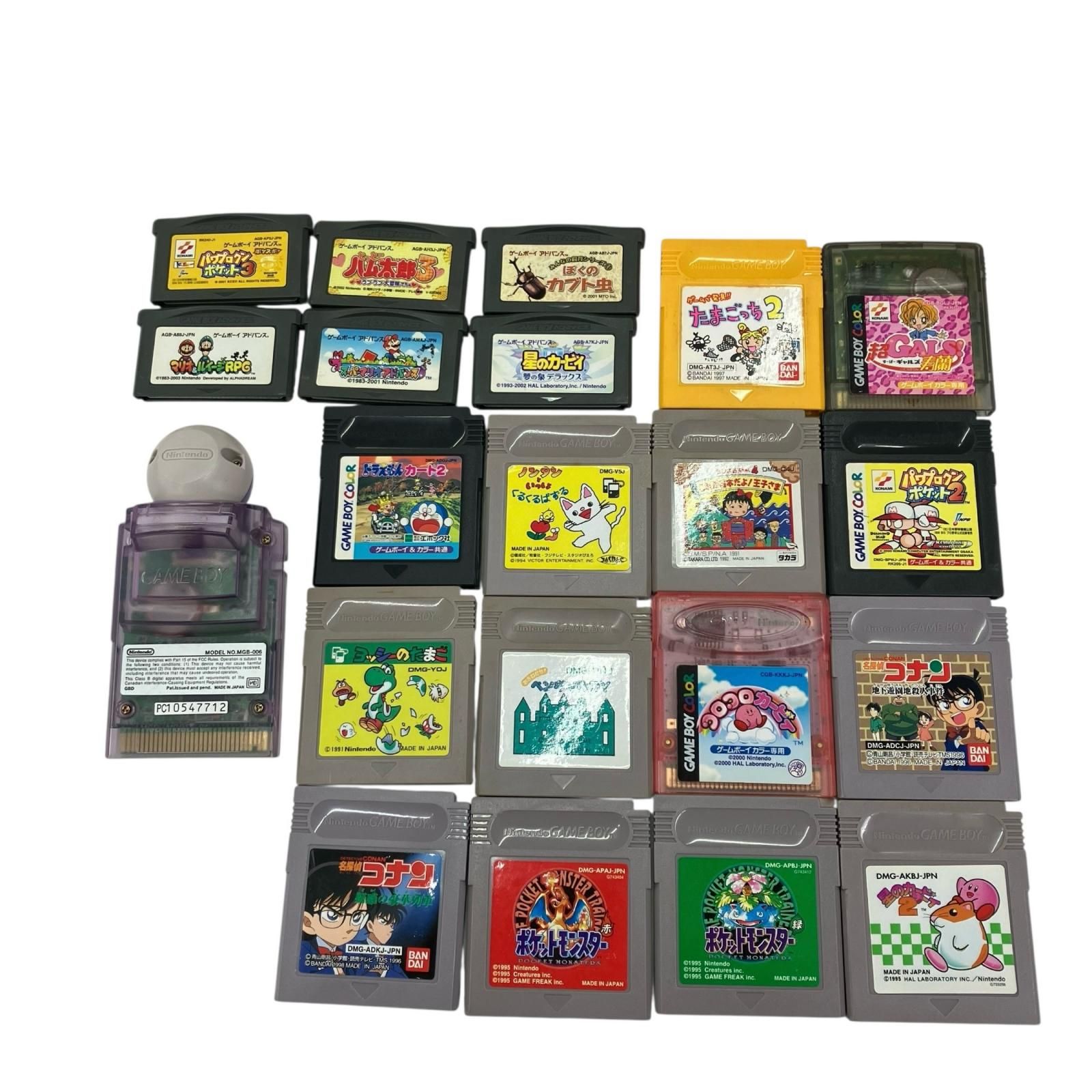 動作未確認】ゲームボーイ ソフト 15本セット ゲームボーイアドバンス