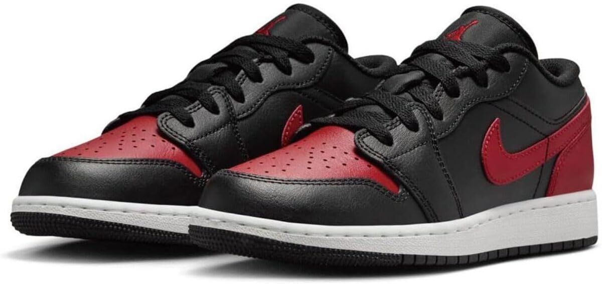 ナイキ エア ジョーダン 1 ロー GS J AIR JORDAN 1 LOW GS ブラック|レッド 553560-067 24.5cm 24.5 cm