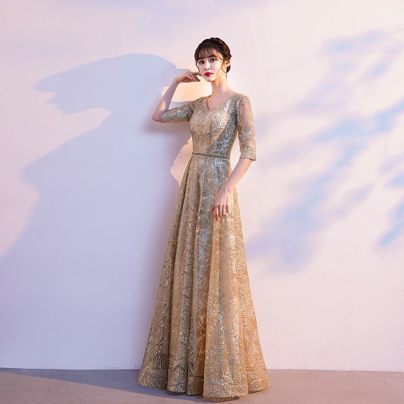 ドレス 大人 ピアノ 発表会 ドレス パーティードレス 結婚式 ワンピース 演奏会ドレス ミモレ丈 ロング 体型カバー レディース 二次会 花嫁 袖あり 合唱 フォーマルドレス 披露宴 成人式 中学生 高校生 着痩せ yuwei61 DZ20