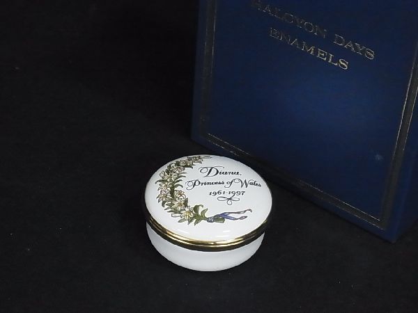 Halcyon Days Enamel エナメル ピルケース 小物入れ | mdh.com.sa