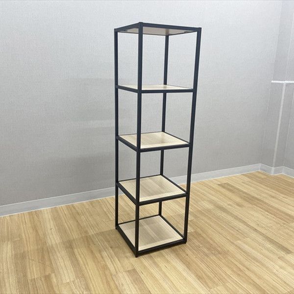 オープン書庫 アスプルンド 4段コーナーシェルフ スチール ブラック