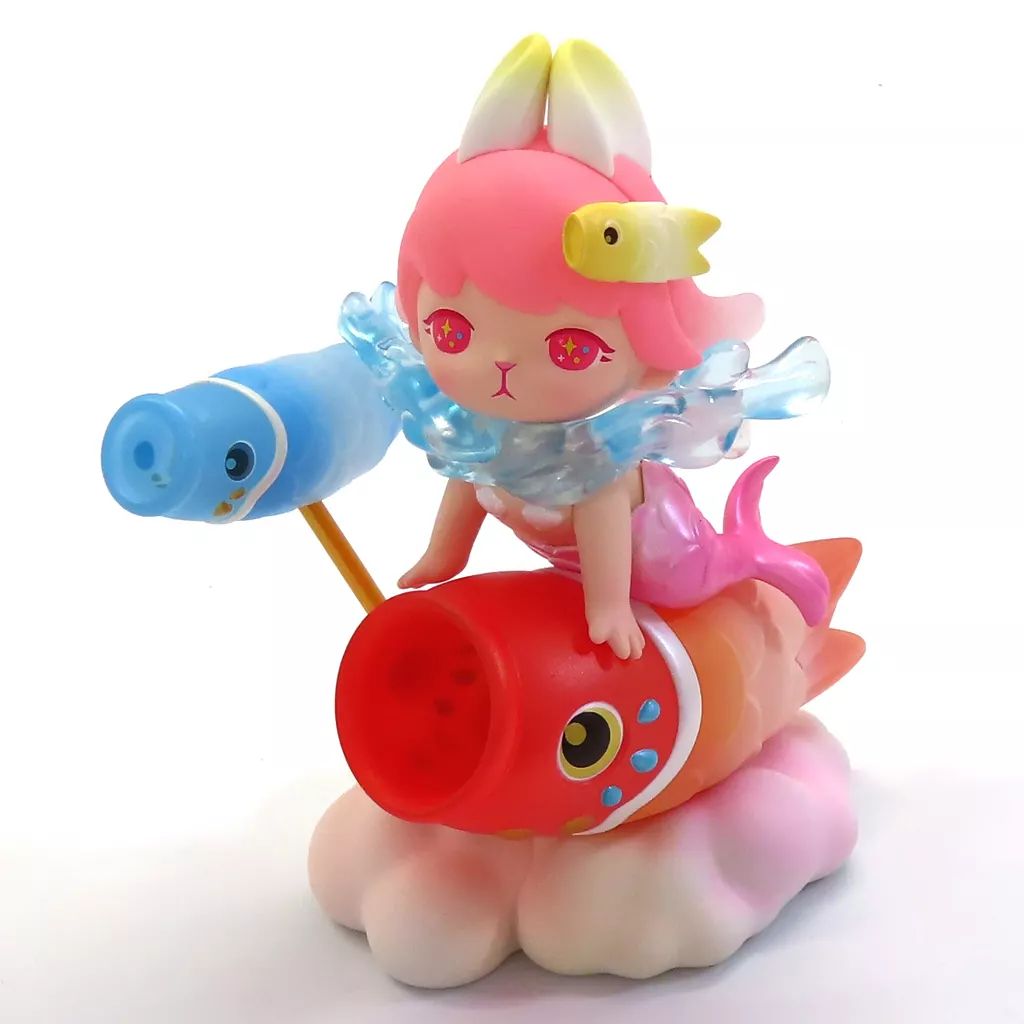 中古】フィギュア Bunny Flying Carp Flags 「POPMART」 PVC製 中古】フィギュア Bunny Flying Carp Flags 「POPMART」 PVC製