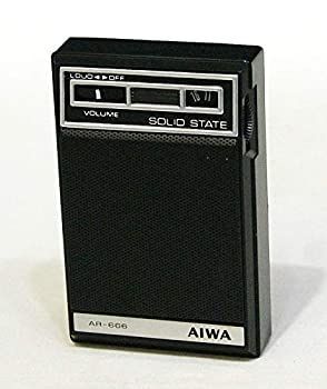 AIWA アイワ AR-666 Black 6石AMポケッタブルラジオ ビンテージ ヴィンテージ レトロ アンティーク