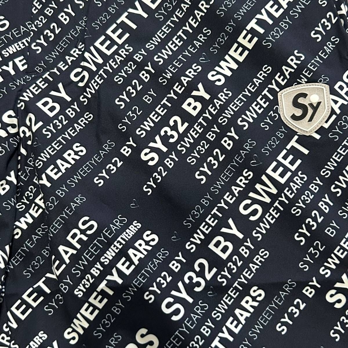 未使用 SY32 by SWEET YEARS パターン ショートパンツ メンズ