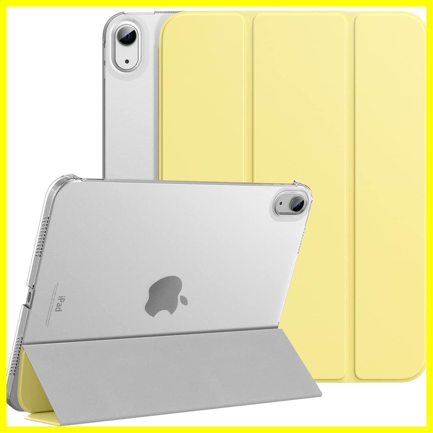 iPad 10世代 10.9 スリープ対応・スリムレザーケース ピンク - iPad