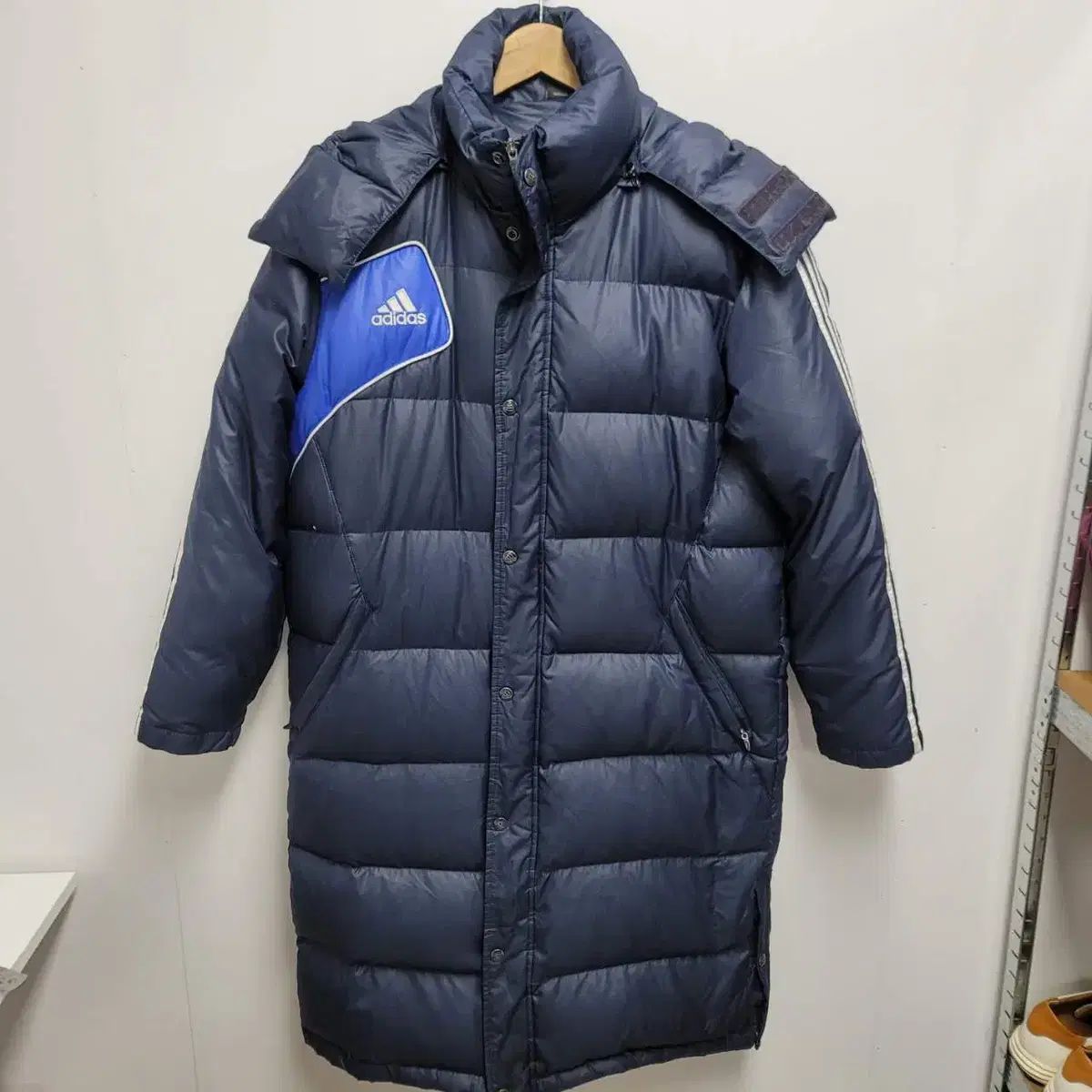 【雷市場（ポンジャン）商品韓国直送】 L ） adidas(アディダス) ロング丈ダウンパーカー