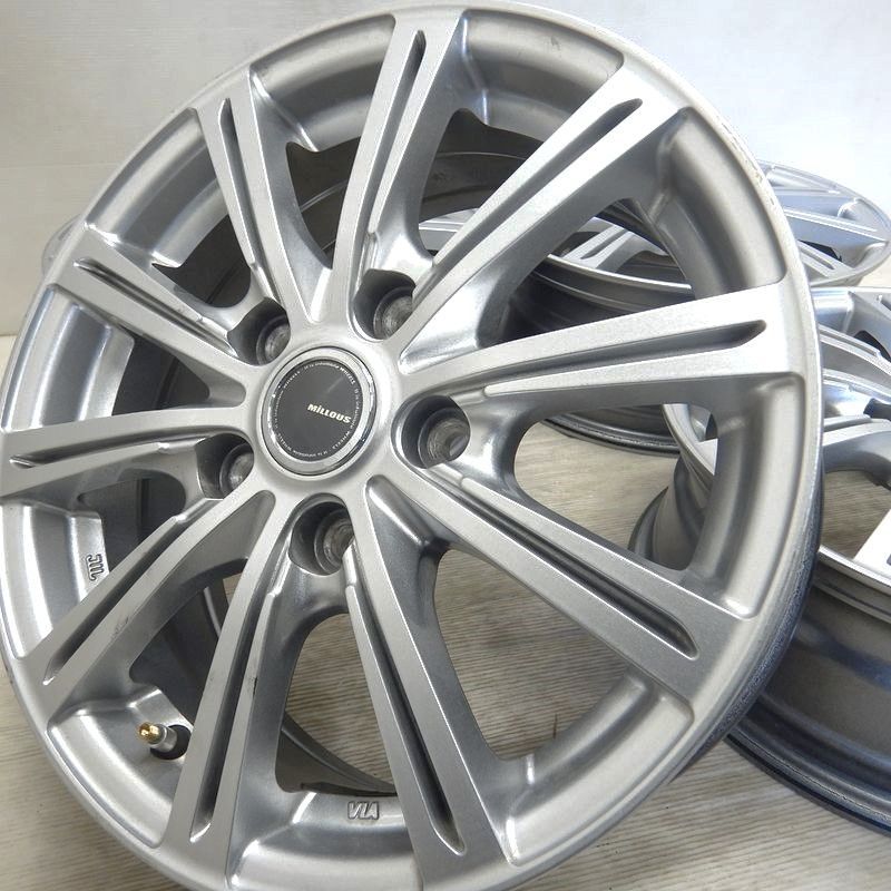 中古 15インチ アルミ MILLOUS ミルアス 4本セット ストリーム
