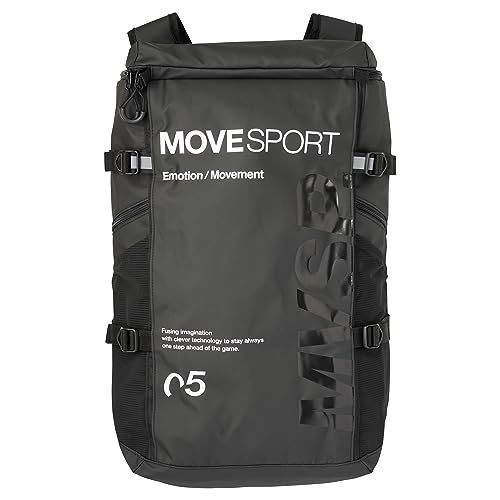 ムーブスポーツ デサント バックパック リュックサック 通学 部活 ビジネス 40L PCポケット 抗菌消臭 再起反射 BKBK(ST5SBPZ2UB) ムーブスポーツ] デサント バックパック リュックサック 通学 部活