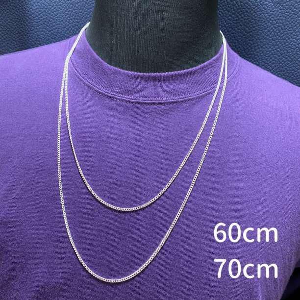 ○喜平 シルバー チェーンネックレス【60cm・70cm】セット メンズ 高品質アクセサリーショップ メルカリ ●喜平 シルバー チェーンネックレスセット メンズ