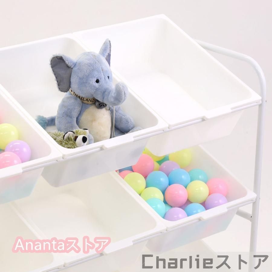 おもちゃ 収納 おもちゃ収納ラック 大容量 収納棚 3段 キャスター付き おもちゃ箱 こども キッズ 子供部屋 おしゃれ 収納ボックス 子供部屋 WWW_KANDAIZUMI_COM