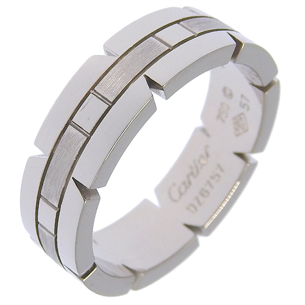CARTIER】カルティエ タンクフランセーズ K18ホワイトゴールド 16.5号