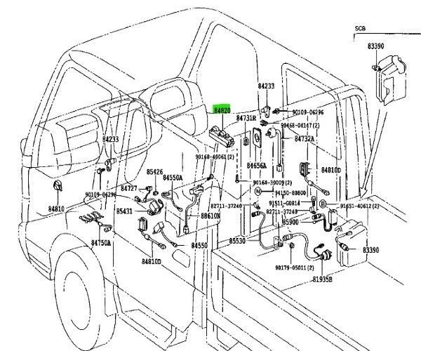 トヨタ 純正 ダイナ トヨエース パワーウインドウ レギュレータ マスタ  