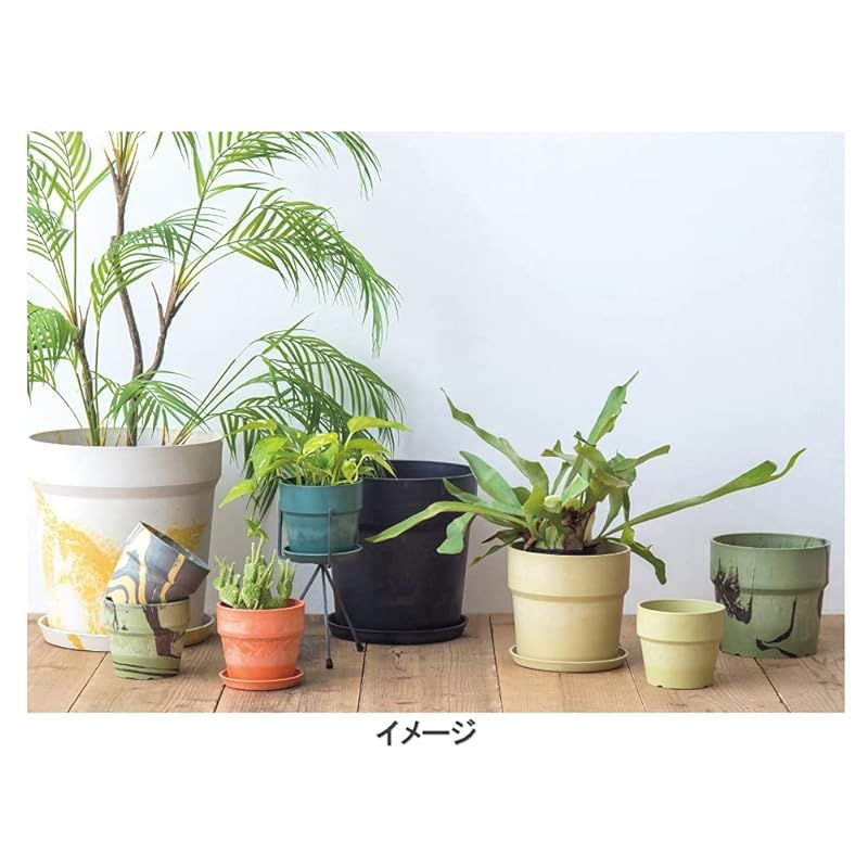 ポッシュリビング アーバンプランツポット ソリッド チャコール Φ26.5×H28cm 1