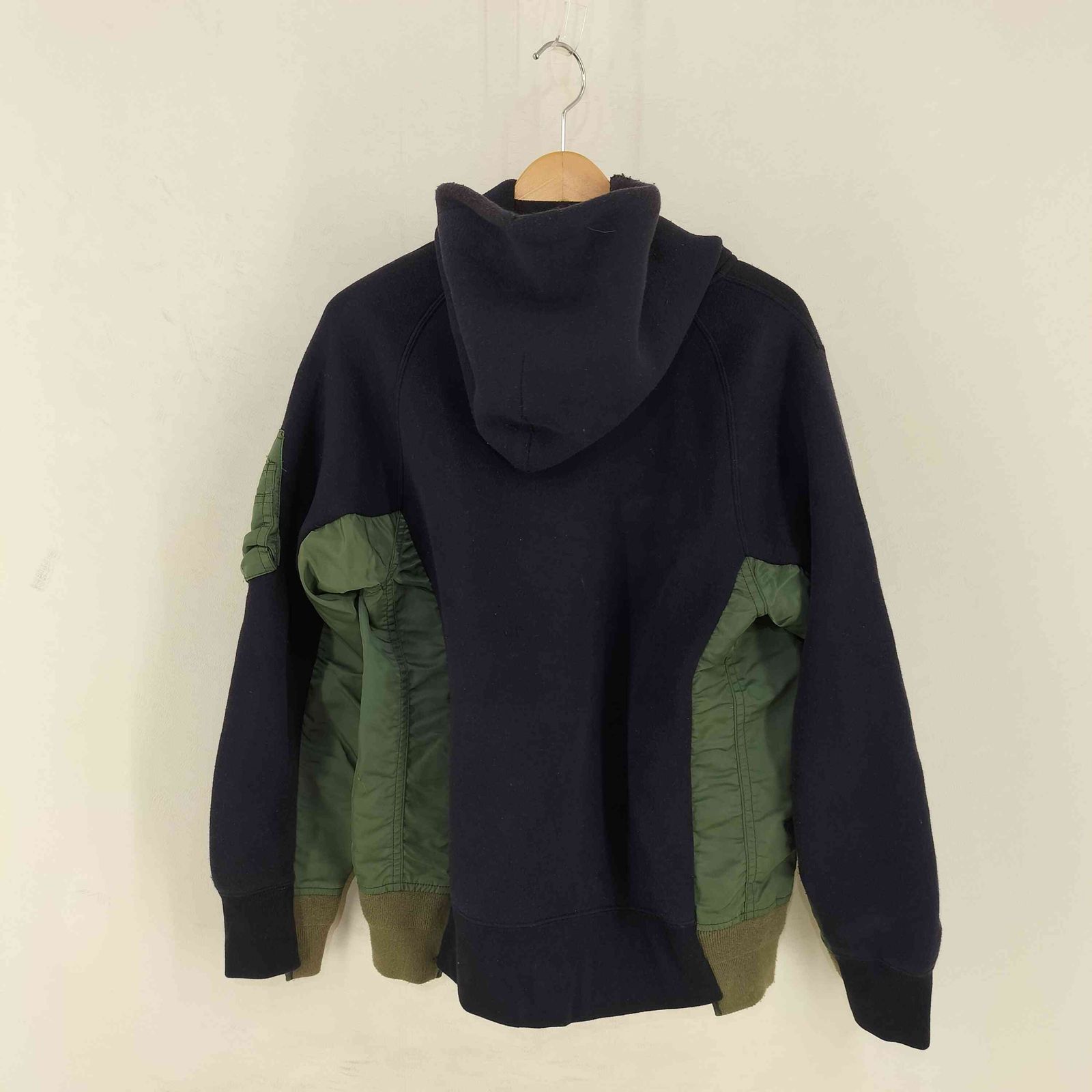 サカイ Sacai MA-1 Hoodie Sponge Sweat メンズ JPN：1 sacaiのma-1です 1