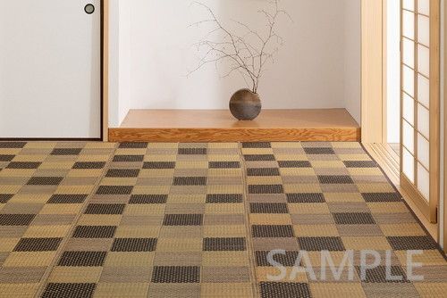 い草カーペット 裏貼り うしお 江戸間4.5帖 GR