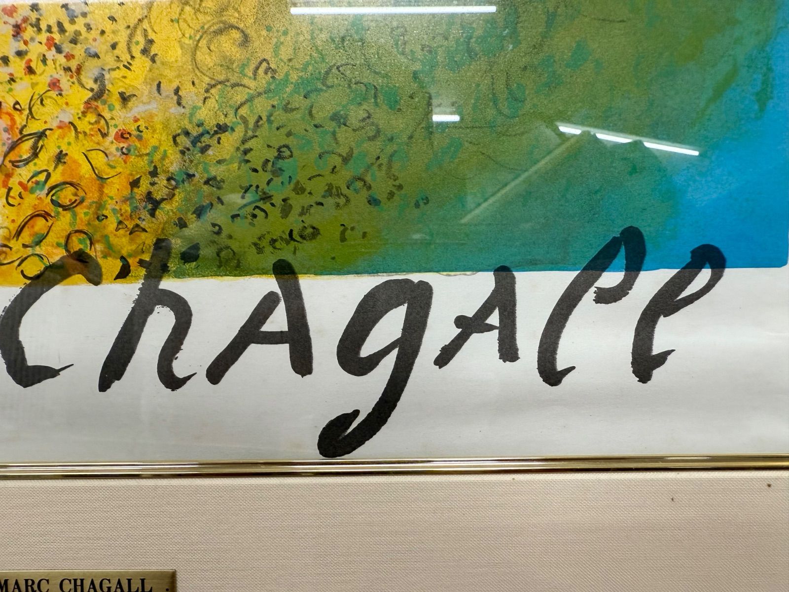 マルク・シャガール（Marc Chagall）裁きの天使 リトグラフ 石版画