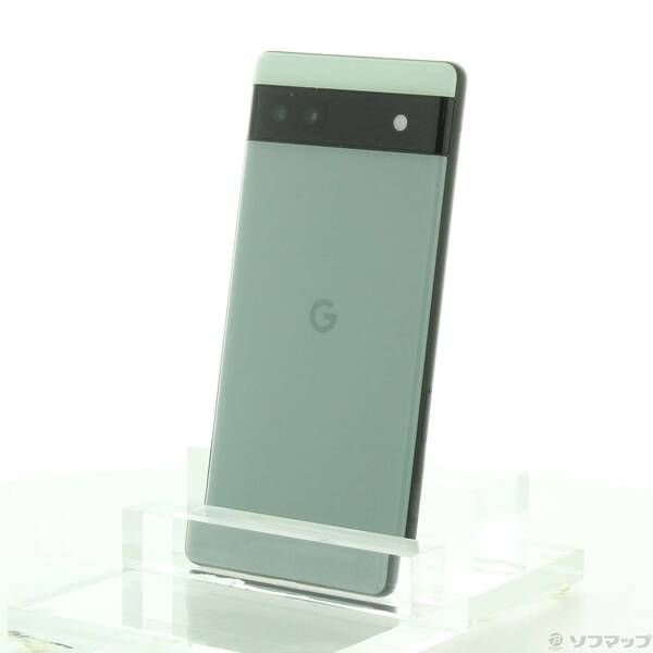 オンライン 〔品〕 Google Pixel 6a 128GB セージ GB17L au SIM