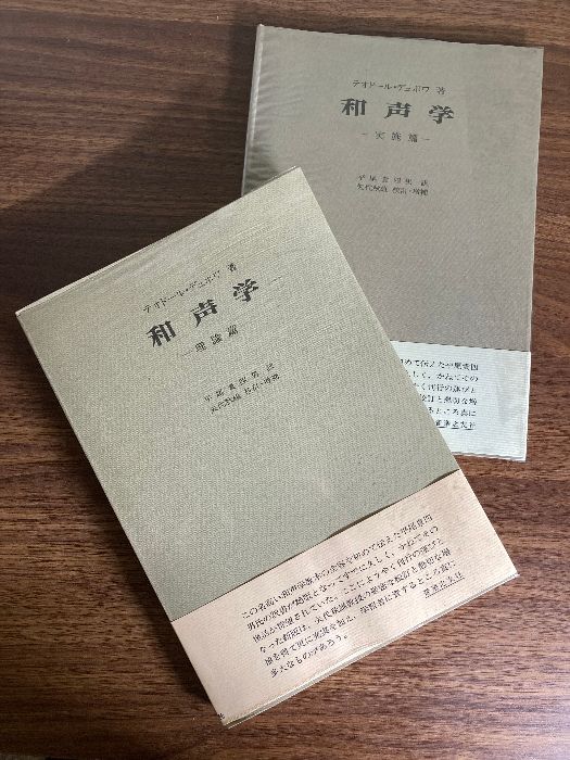本 『 和声学 理論篇 実施篇 まとめて2冊セット 』 テオドール