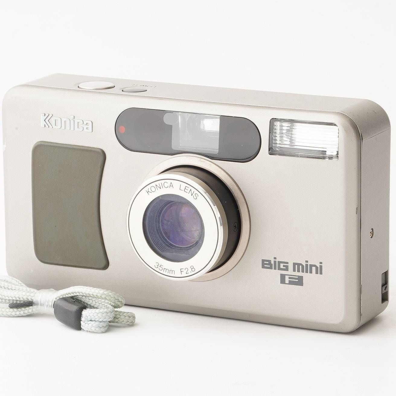 N MINT w/ Case] Konica BIG mini F Black 35mm F2.8 Point