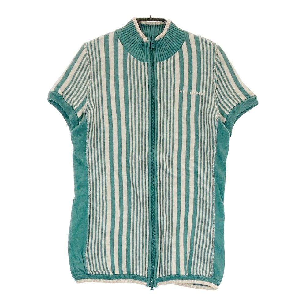 新品未使用　ヒールクリーク　レディース　トップス　シャツ　水色　40（M） ヒールクリークゴルフシャツ 40 超美品 - メルカリ