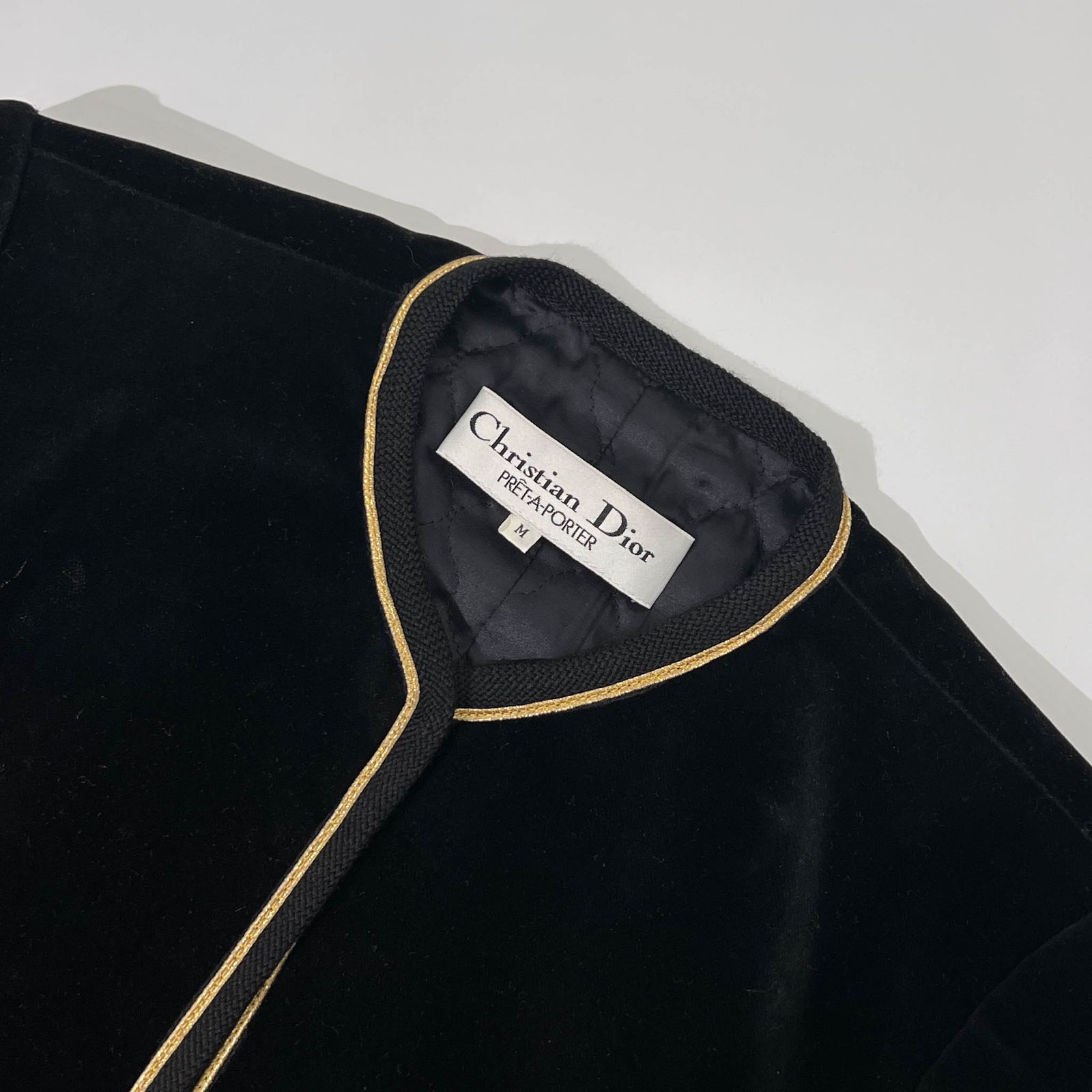 90s 上下 Christian Dior PRET-A-PORTER セットアップ ベロア 