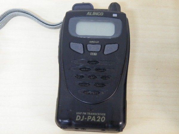 ALINCO DJ-PA20 特定小電力トランシーバー 2台セット ALINCO DJ-PA20 特定小電力トランシーバー 2台セット DJ-PA20