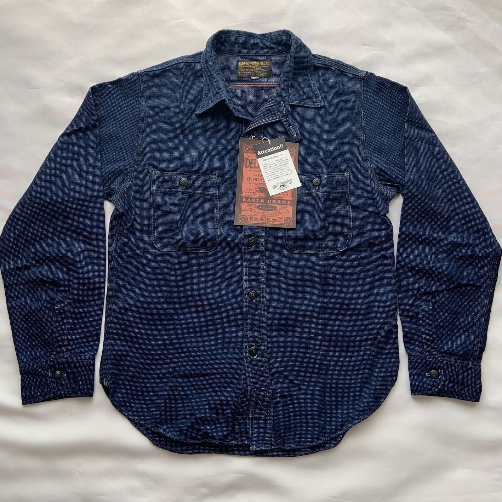 ☆【古着】DELUXEWARE 7620 40s PINSTRIPE Sサイズ 日本製 (7620-PINST  