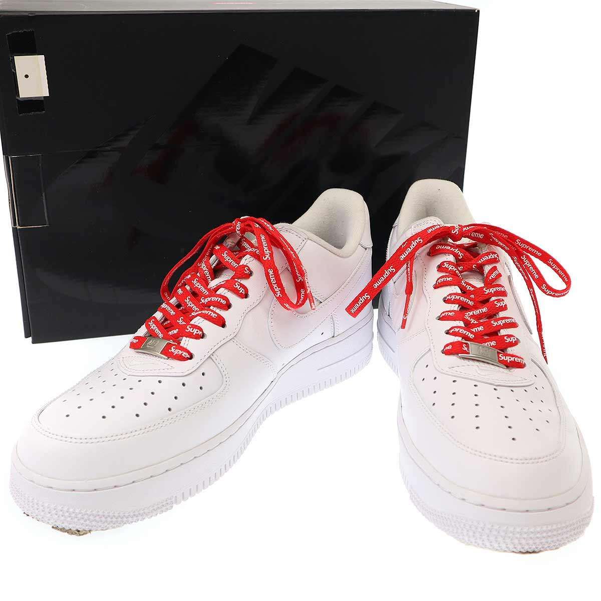 NIKE Supreme AIR FORCE 1 HIGH 27.5cm 白 - メルカリ
