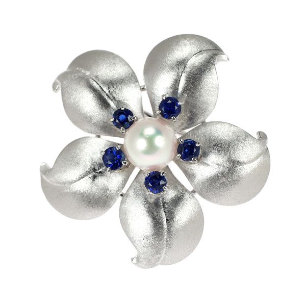 K14WGミキモトあこや真珠ペンダントトップ