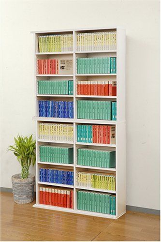 数量 山善 YAMAZEN ブックシェルフ 幅90 CSBS-9090 WH