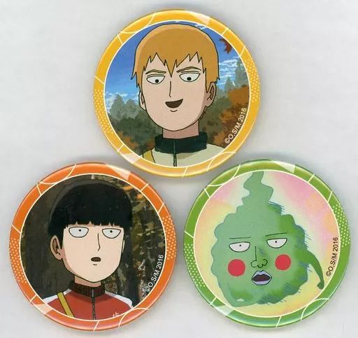 缶バッジ モブサイコ100 REIGEN知られざる奇跡の霊能力者 茂夫 缶