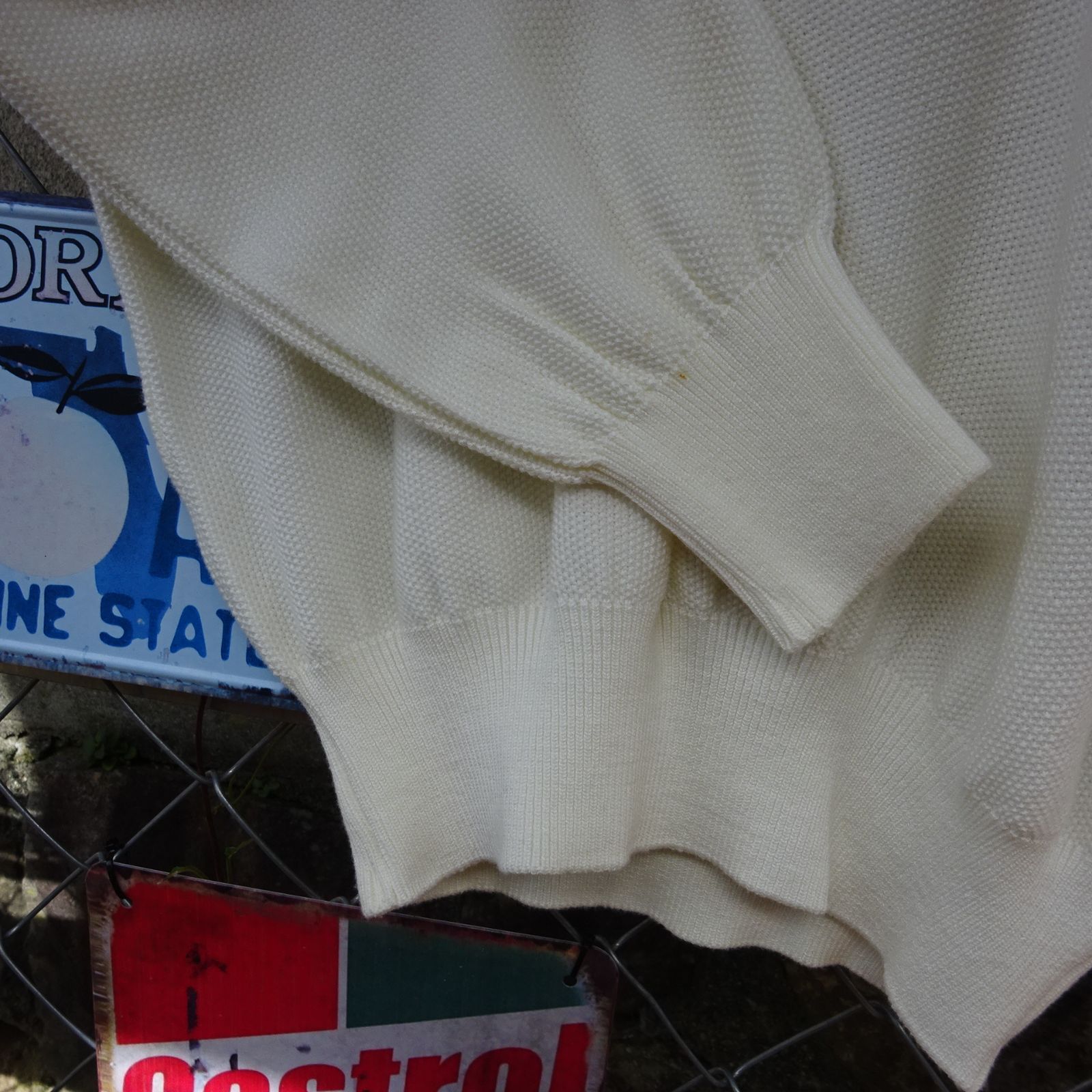 Munsingwear コットンニット セーター M サイズ ロゴ ペンギン 刺繍