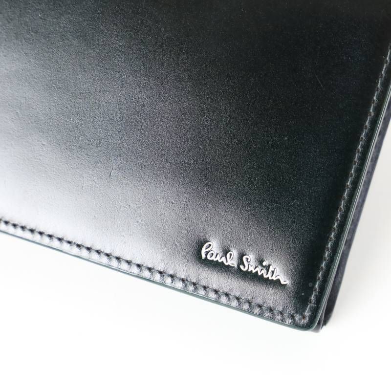 新品 Paul Smith ポールスミスかぶせ長財布 コードバン 財布 メンズ 馬