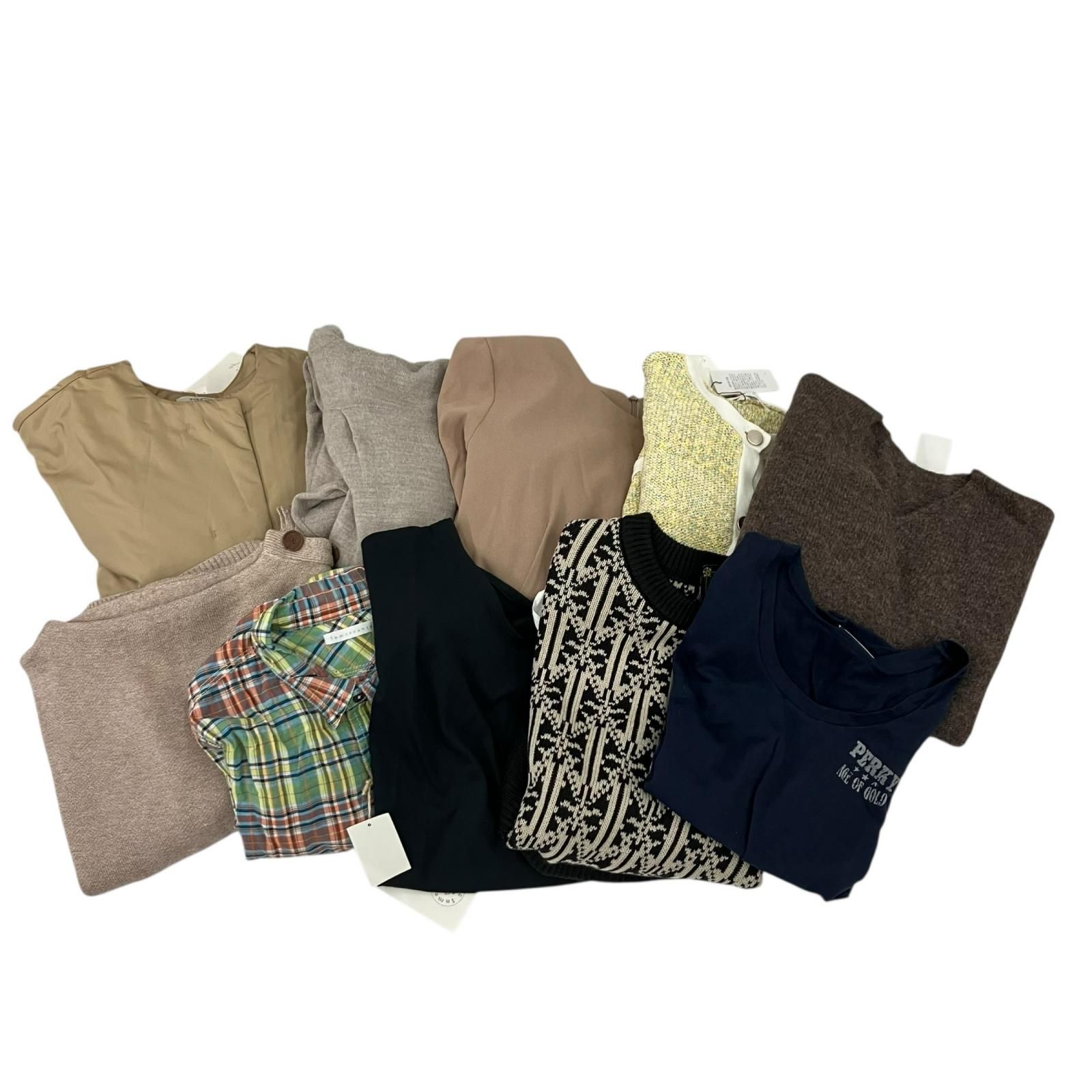 186004 タグ付き レディース服 秋冬 コーディネート M サイズ レディース 10点まとめ売り