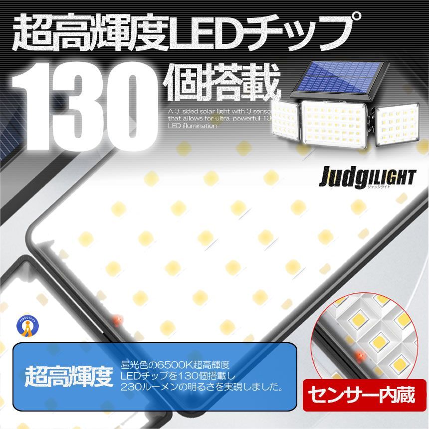 ソーラーパネル 130LEDSORA