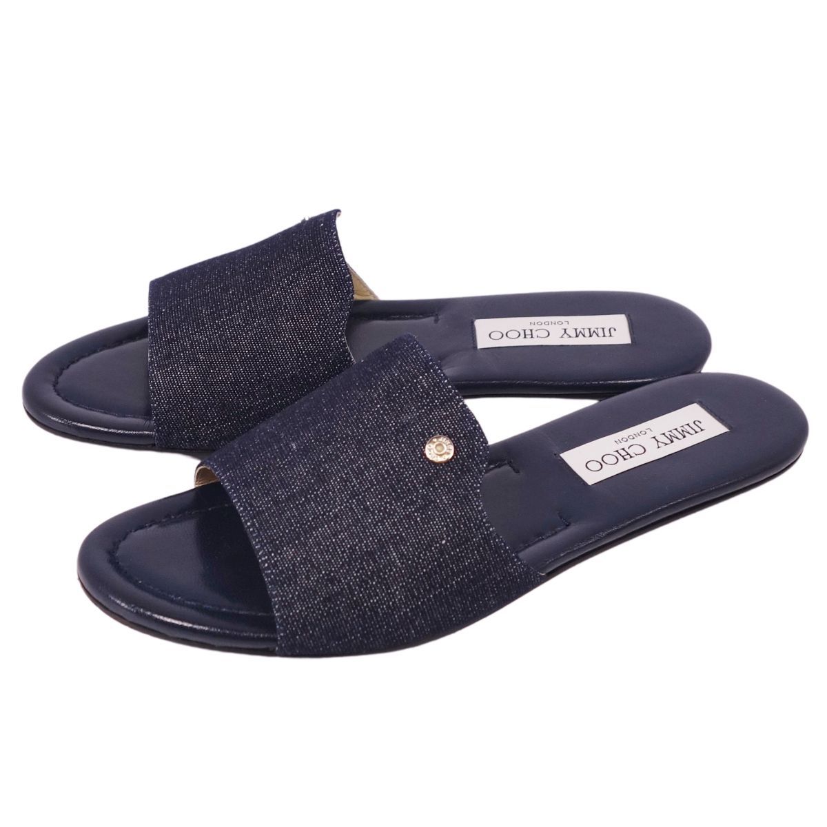 JIMMY CHOO デニム ウェッジサンダル JIMMY CHOO デニム ウェッジサンダル JIMMY CHOO デニム ウェッジサンダル