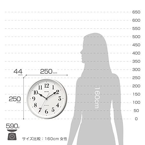 48％割引 リズムRHYTHM 掛け時計 電波時計 一回り 小さい 置き掛け兼用