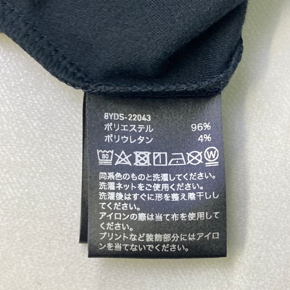 サイズ：2XL 8YARDS ハチヤーズ  ハイネック長袖Tシャツ  ブラック系 [240101488814] ゴルフウェア メンズ ストスト サイズ：2XL 8YARDS ハチヤーズ ハイネック長袖Tシャツ ブラック
