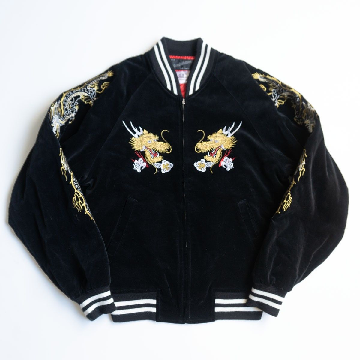 Hoshihime スカジャン XL 別珍 刺繍 LL イーグル　星姫　中綿入り DX 美品 日本 スカジャン 限定龍 別珍 unisex スカジャン 星姫