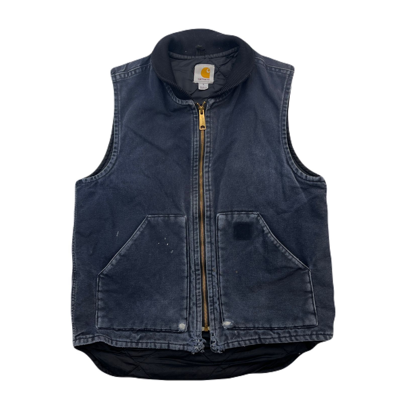 ☆CARHATT カーハート ダックベスト L ブラック☆フェード