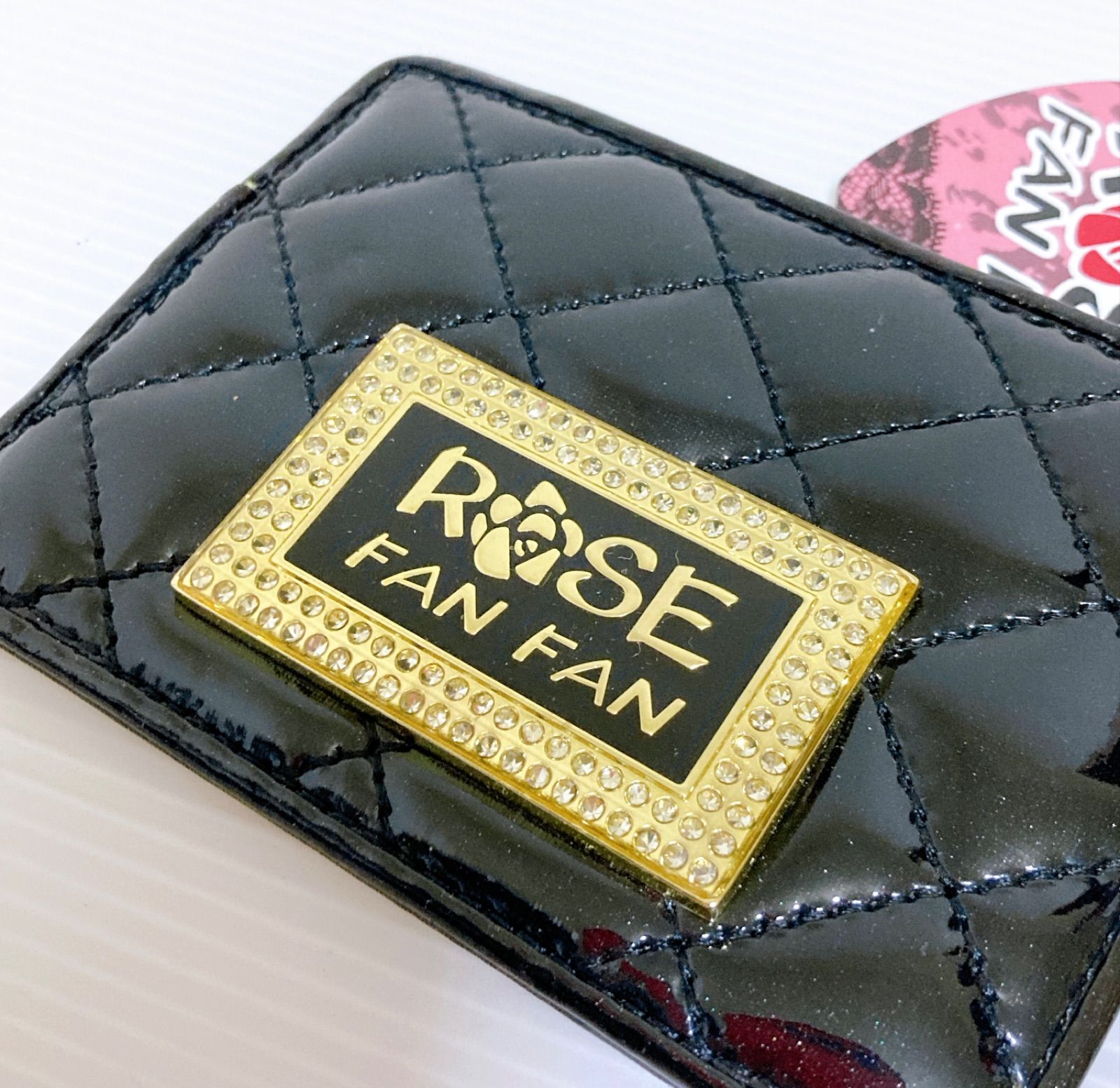 未使用】パスケース 定期入れ レディース ROSE FANFAN ローズファン