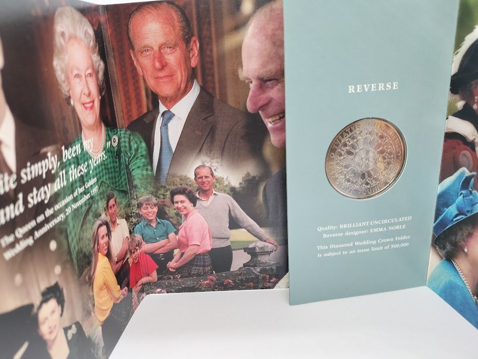 エリザベス女王 ダイヤモンド結婚記念硬貨 2007年 エリザベス女王