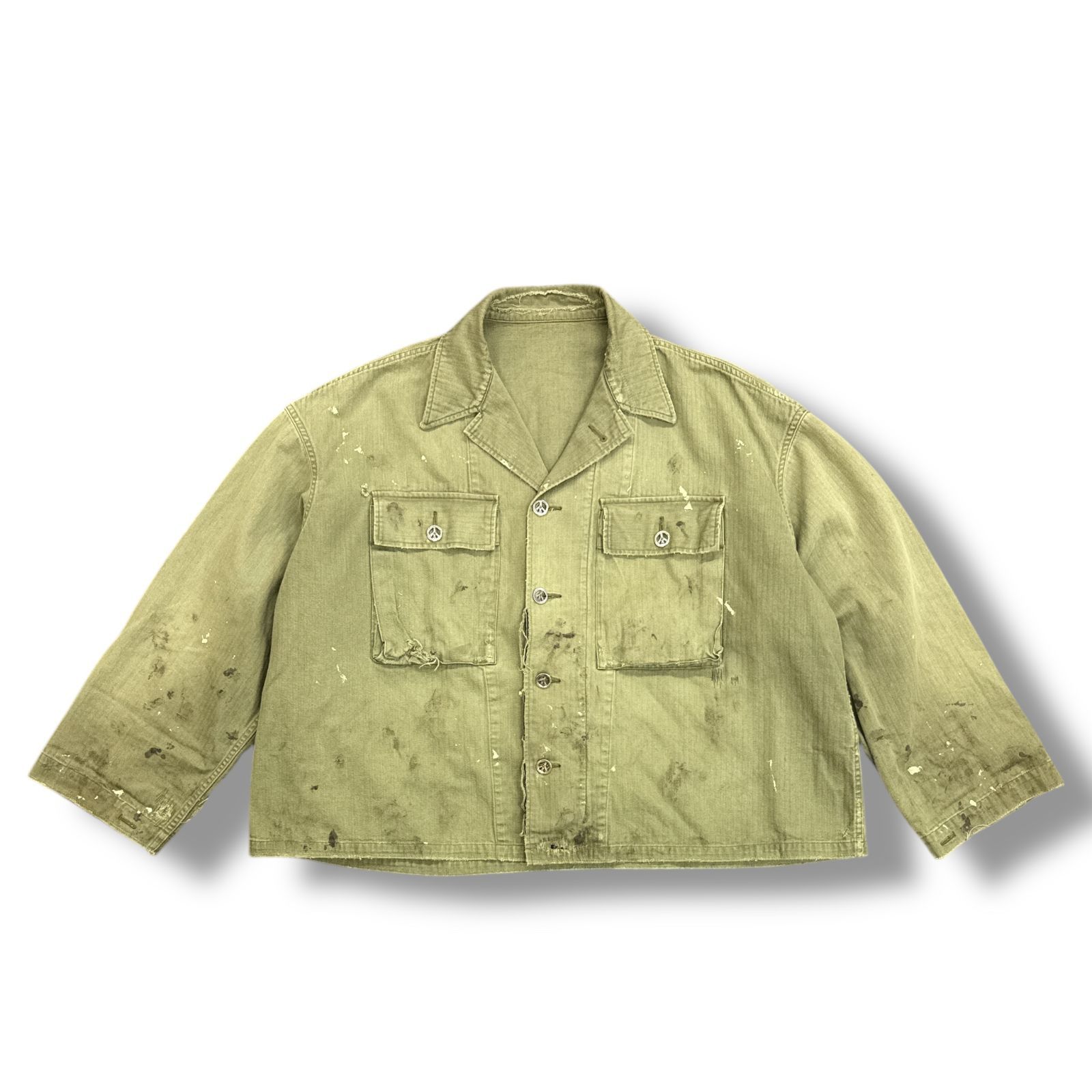 参考上代220000円 READY MADE 24AW HERRINGBONE SHIRT JACKET 