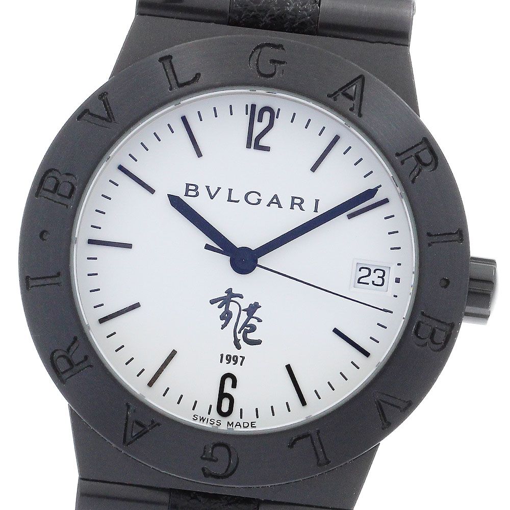 ブルガリ BVLGARI LC35S ディアゴノ 香港返還記念モデル デイト 自動巻き メンズ _890629